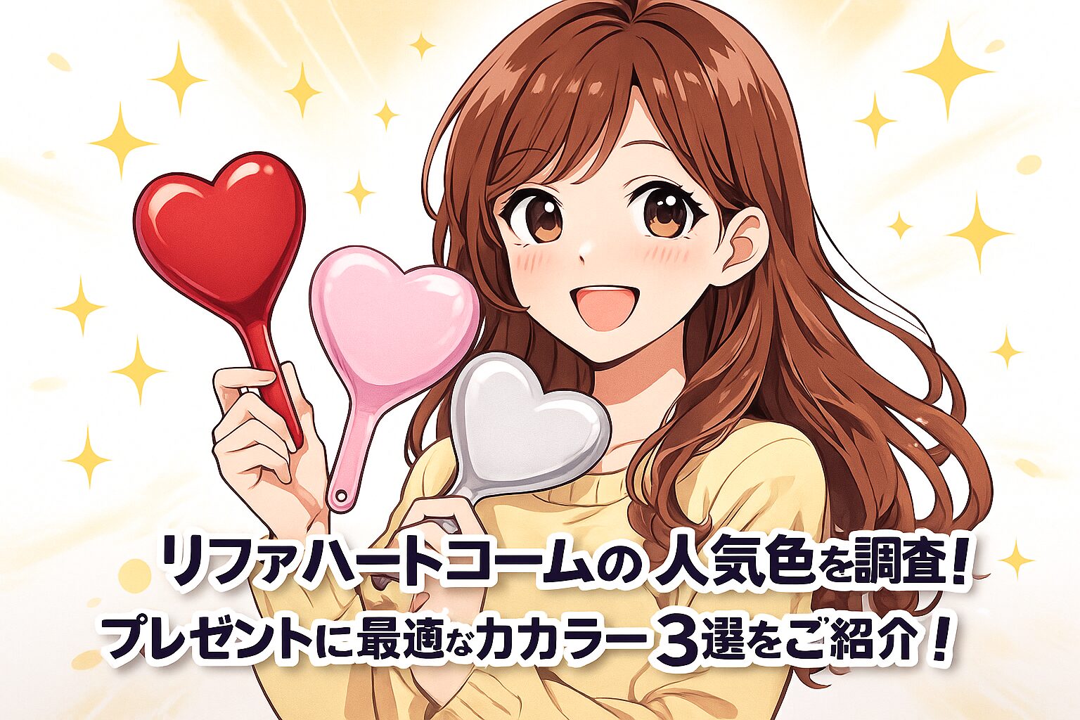 リファハートコームの人気色を調査！プレゼントに最適なカラー3選をご紹介！