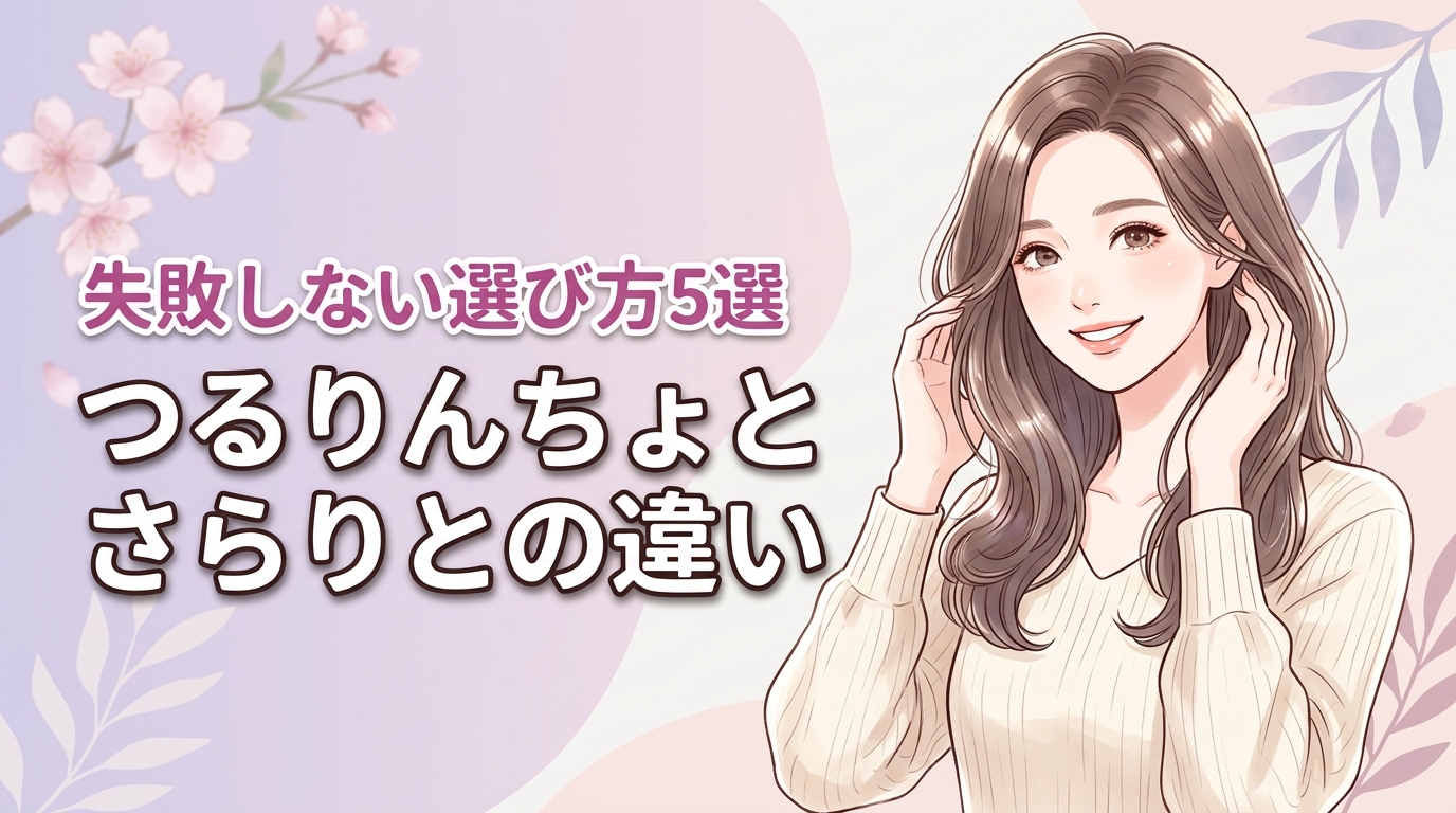 つるりんちょとさらりとの違いは5つ！失敗しない選び方とメリット・デメリット